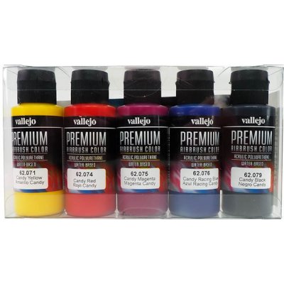 Vallejo Premium Color Candy Color Set (5x60 ml) – Zboží Dáma