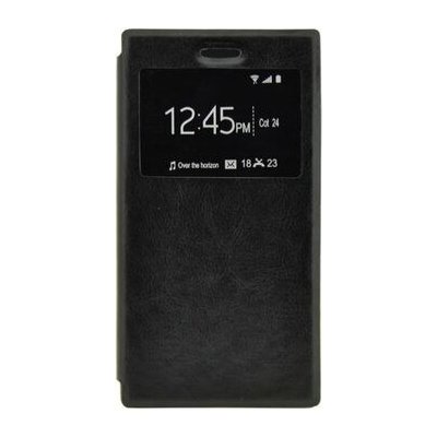 Pouzdro 4-OK Book stand Huawei Ascend P8 Lite černé – Zboží Mobilmania