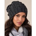 Fashionweek dámská čepice beanie šmoulinka ZIZI-A4 grafitová – Hledejceny.cz