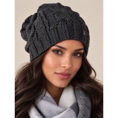 Fashionweek dámská čepice beanie šmoulinka ZIZI-A4 grafitová – Hledejceny.cz