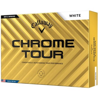 Callaway Chrome Tour 24 bílé 3 ks – Zboží Mobilmania