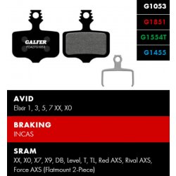 Galfer FD427 Avid, Sram