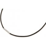 Boccia Černá kožená šňůrka na krk 0805-0240 – Zboží Dáma