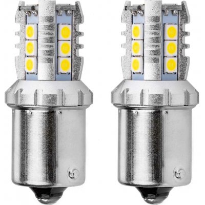 AMiO LED žárovky CANBUS 3030 16SMD 1156 BA15S P21W R10W R5W White 12V/24V - 02796 – Hledejceny.cz