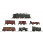 Roco set nákladního vlaku s elektrickou lokomotivou E52 22 DRG 61492 – Sleviste.cz