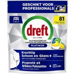 Dreft Platinum tablety do myčky Citron 81 ks – Hledejceny.cz