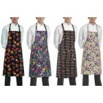 Egochef zástěra ke krku s kapsou barevné smrtky E-6103135A – Hledejceny.cz