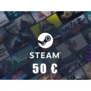 Herní kupony Valve Steam Dárková Karta 50 €