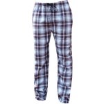 Xcena pánské pyžamové kalhoty flanel káro tyrkysové – Zboží Mobilmania