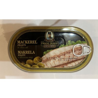 Kaiser Franz Josef Exclusive Makrela filety v olivovém oleji 170 g – Zboží Dáma