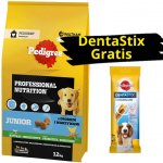 Pedigree Junior Professional Nutrition s drůbežím masem a zeleninou pro velká a střední štěňata 12 kg – Hledejceny.cz