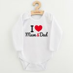 NEW BABY Body s potiskem New Baby I Love Mum and Dad – Sleviste.cz