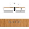 Podlahová lišta Profil Team přechodový profil Buk E08 2,5 m