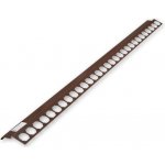 Hasoft Balkónový profil přímý hnědý 2 m – Sleviste.cz