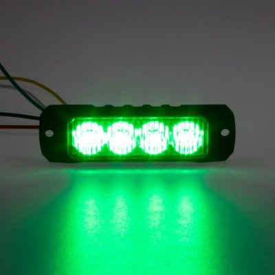 PROFI výstražné LED světlo vnější, zelené, 12-24V, ECE R10 | Zboží Auto