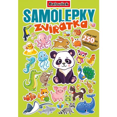 Samolepkový sešit zvířátka – Zboží Mobilmania