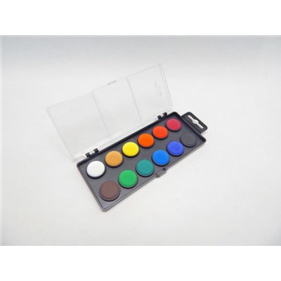 Koh-i-Noor Vodové barvy 171531 22,5mm 12 barev – Zboží Mobilmania