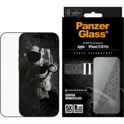 PanzerGlass Ceramic II Apple iPhone 17 / iPhone 16 Pro s instalačním rámečkem PG98539 – Zboží Živě