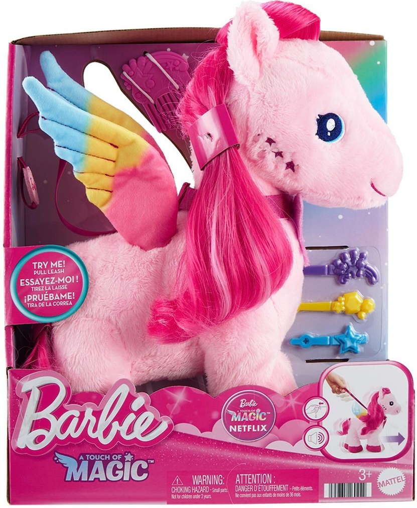 Mattel Barbie Kouzelný poník A Touch of Magic Netflix Interaktivní Pegas 28