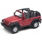 Welly Jeep Wrangler Rubicon Convertible 1:34-39 červená – Zboží Dáma