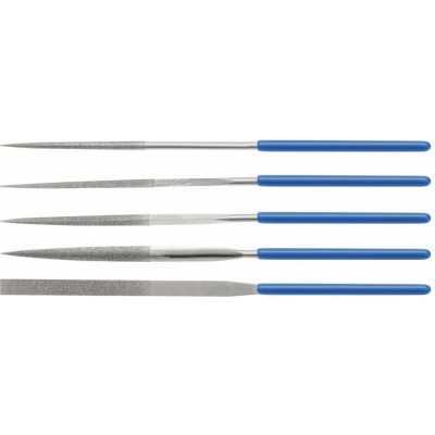 Högert Diamantové pilníky 5 ks HT3B808 – Zboží Dáma