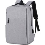 DeTech Batoh pro notebook Power Backpack BP-02, 15.6", šedá – Sleviste.cz