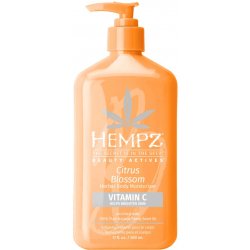 HEMPZ Hydratační tělový krém Citrus Blossom s vitaminem C 500 ml