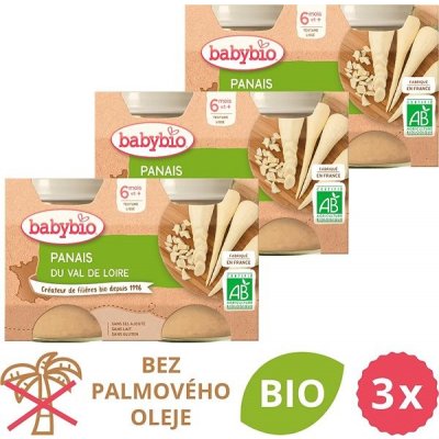 Babybio Pastinák 3 x 130 g – Zbozi.Blesk.cz