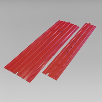 DEKAB 200/2/1000 PVC krycí deska červená