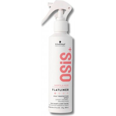 Schwarzkopf Osis Style Sleek Flatliner – silně fixační sérum pro žehlení vlasů 200 ml – Zboží Dáma
