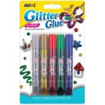 Glitrové lepidlo duhové 5 ks - classic – Hledejceny.cz