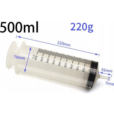 Bdsm-bondage-shop EN04 MAXI stříkačka pro klinik sex 500 ml – Zboží Dáma