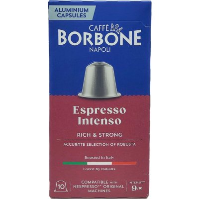 Caffé Borbone Espresso Intenso hliníkové kapsle do Nespresso 10 ks – Sleviste.cz
