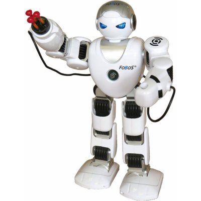 Teddies robot RC FOBOS chodící plast na baterie s USB