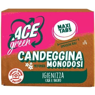 Ace Green Candeggina Monodosi přídavné hygienizační multifunkční tablety 14 PD
