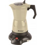 Elektrická moka konvice Rossner Austria 300 ml na 6 šálků, hliníková – Zboží Mobilmania