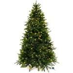 LAALU Vánoční stromek 3D jedle Merlin 210 cm se SMART LED OSVĚTLENÍM – Sleviste.cz