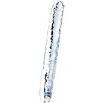 LoveToy Flawless Clear 12" Double Dildo čiré oboustranné dildo 30 x 3,5 cm – Zboží Mobilmania