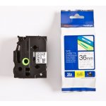 Páska Brother TZE-161, 36mm, průsvitná/černá, laminovaná, délka 8m – Zboží Živě