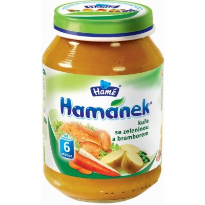 Hamé Hamánek kuře se zeleninou a bramborem 190 g