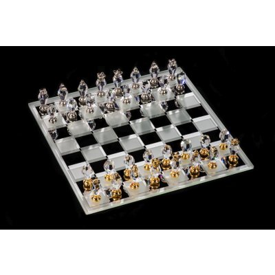 Šachy křišťálové ART018, Provedení produktu Křišťál – Zboží Dáma