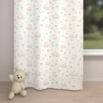 Biante Bavlněný závěs Sandra SA-610 Labutě mezi lekníny na bílém 150x210 cm – Hledejceny.cz