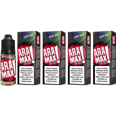 Aramax 4Pack Berry Mint 4 x 10 ml 12 mg – Zboží Mobilmania