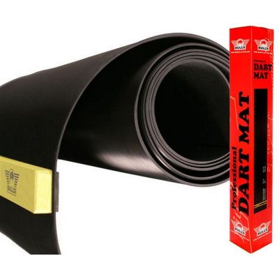 Pryžový koberec před terč Bulls Rubber Oche 300×90cm černý – Zboží Dáma