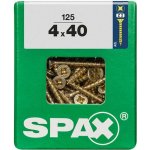 Spax Uni vrut zápust.hlava PZ/Z2 4CUT a plným závitem Yellox 4 x 40 mm 125 ks – Hledejceny.cz