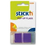 Hopax Stick'n PopUp Flags - neonové proužky "Z" - fialové – Hledejceny.cz