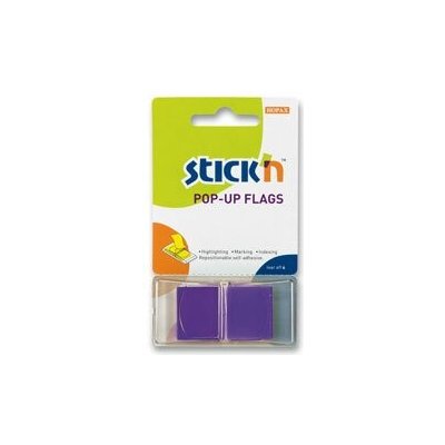 Hopax Stick'n PopUp Flags - neonové proužky "Z" - fialové – Hledejceny.cz