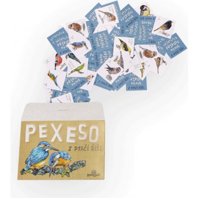 Lesní svět Papírové pexeso Z ptačí říše – Zboží Živě