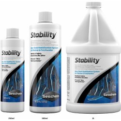 Úprava akvarijní vody a test Seachem Stability 250 ml