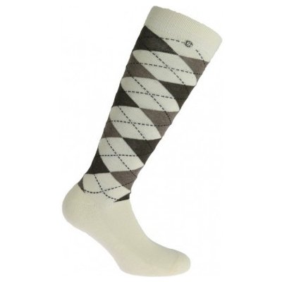 EQUITHEME Jezdecké podkolenky Argyle hnědo béž. – Zboží Dáma